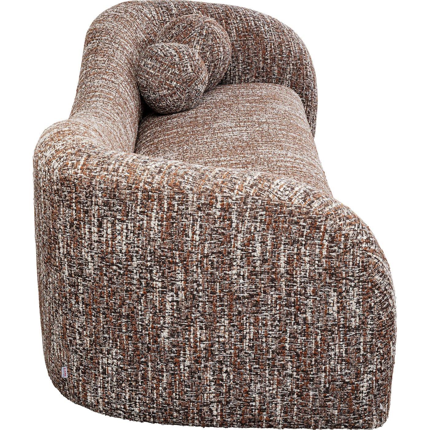 KARE Design Canapé 3 places Livia Melange marron 261  