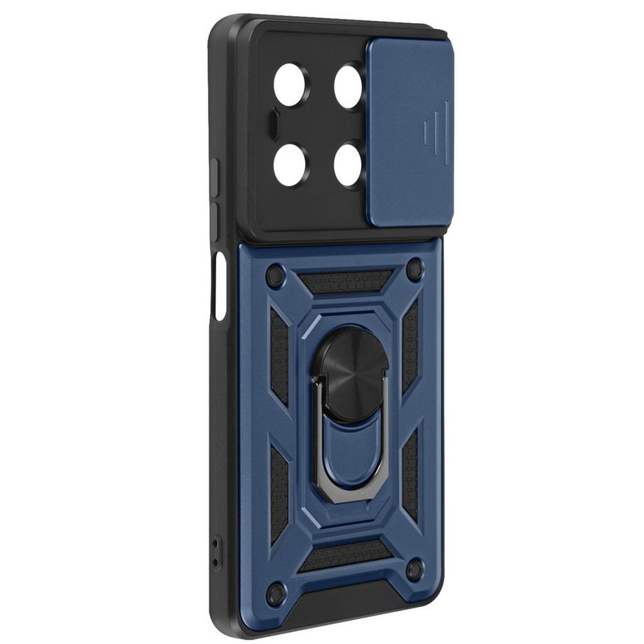 Avizar  Coque Redmi Note 13 5G Bague Bleu Nuit 