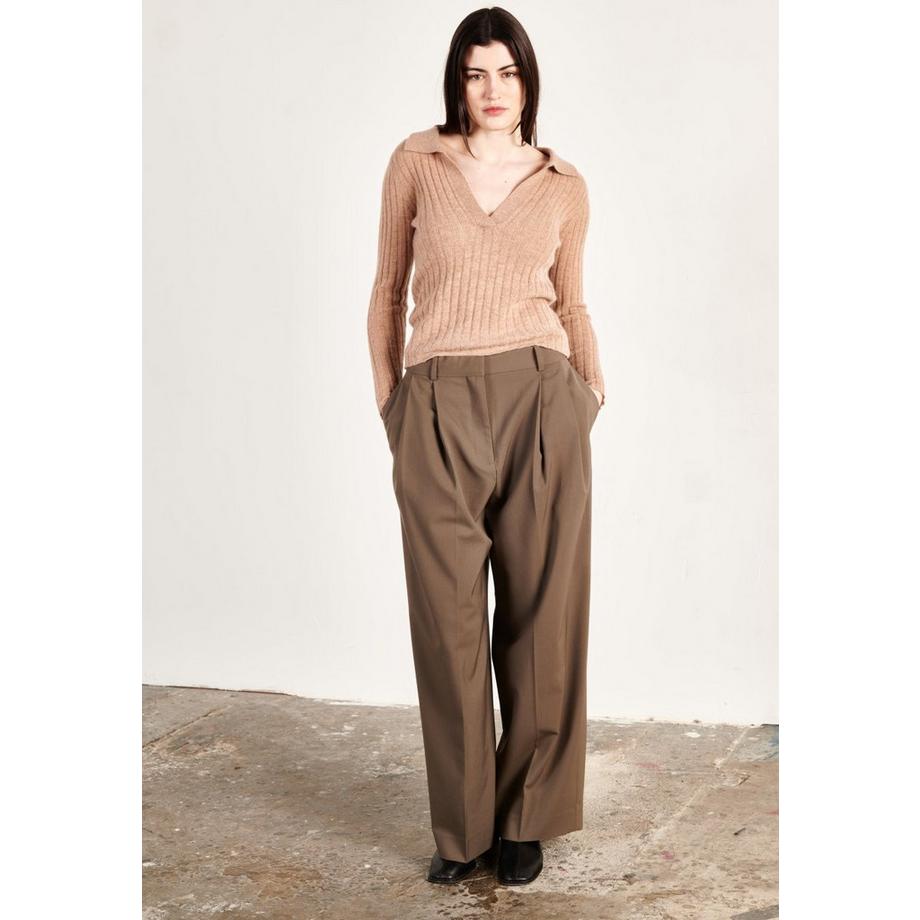 Studio Cashmere8 HANA 11 Langarm Kaschmir Polo  