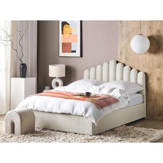 Beliani Bett mit Bettkasten aus Samtstoff Modern VINCENNES  