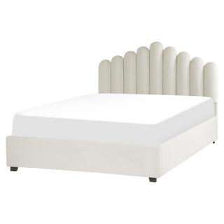 Beliani Bett mit Bettkasten aus Samtstoff Modern VINCENNES  