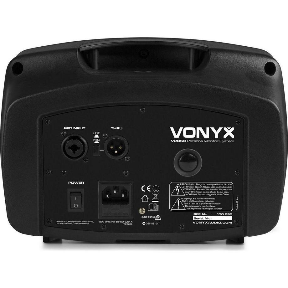 Vonyx  PA-System V205B Personal Monitor mit BT / USB 