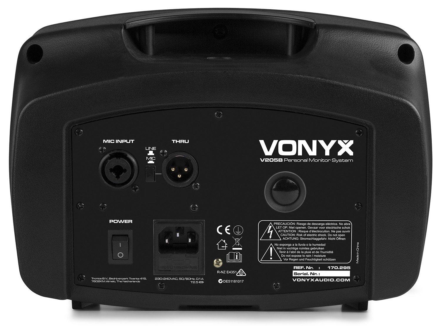 Vonyx  Vonyx V205B 40 - 18000 Hz Noir 