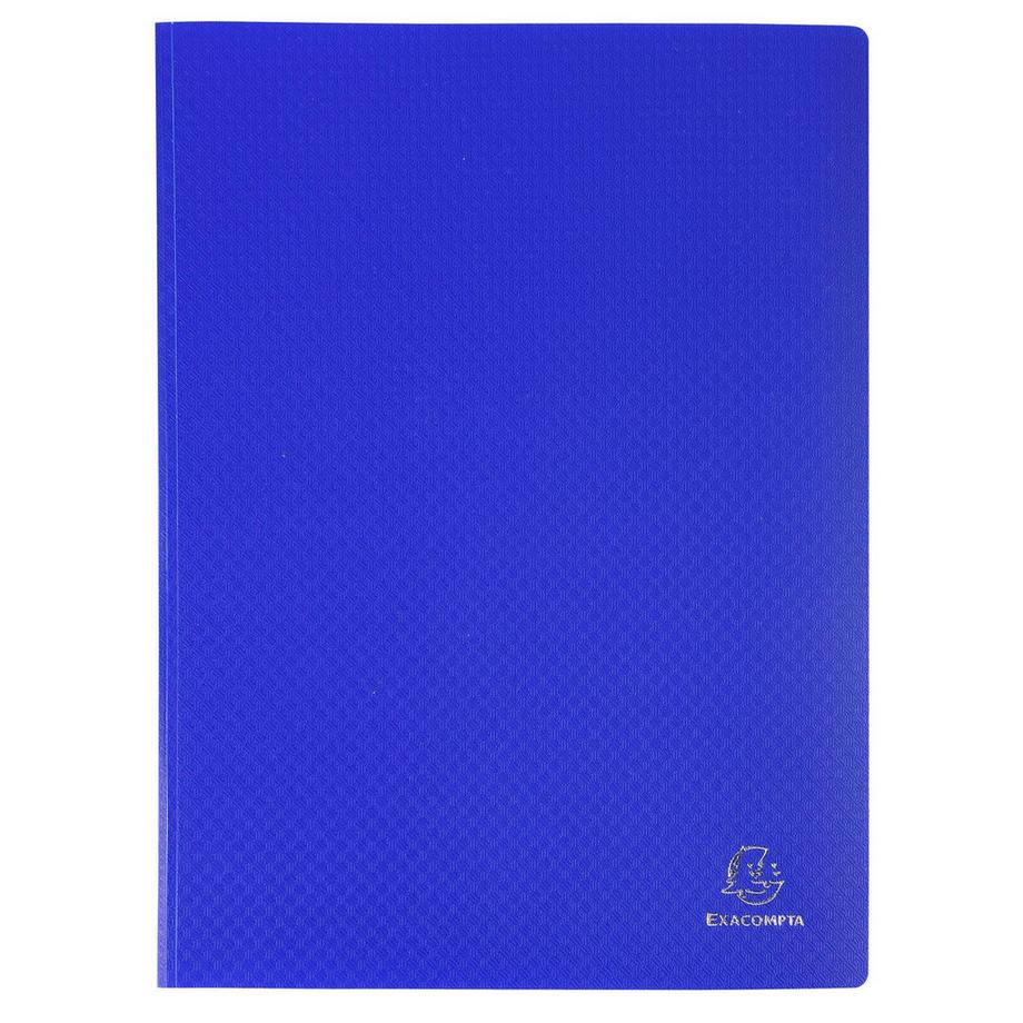 Exacompta Protège-documents en polypropylène 5/10e OPAK pochettes Cristal 120 vues - A4 - x 8  