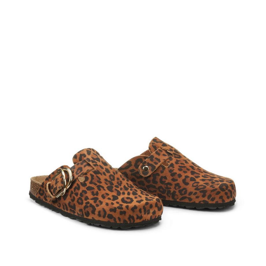 La Redoute Collections Zoccoli con stampa leopardata  