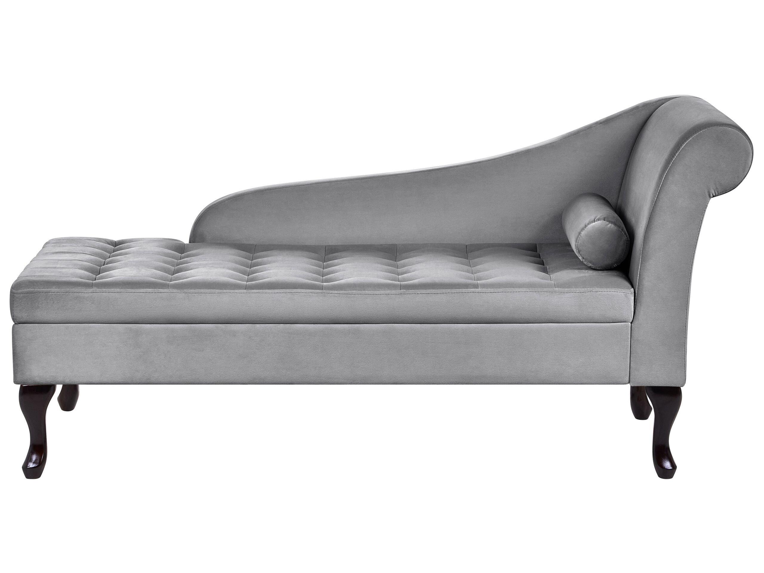 Beliani Chaise longue en Velluto Retrò PESSAC  