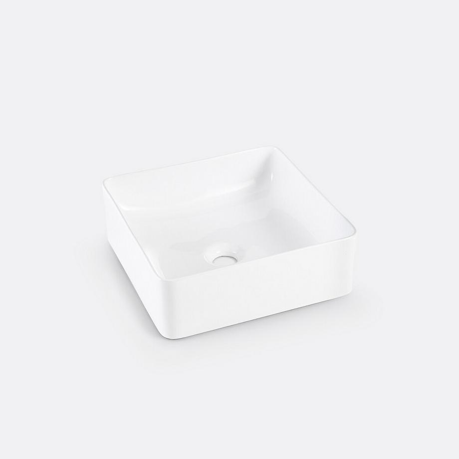 La Redoute Intérieurs Vasque carrée en céramique Adles  