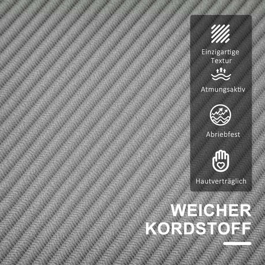 HOMCOM 2 Sitzer Sofa  