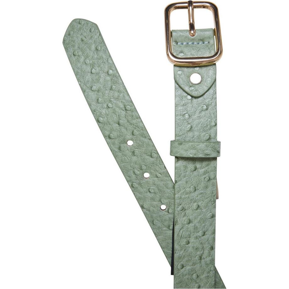 URBAN CLASSICS Ceinture en cuir synthétique d'autruche lot de 2  