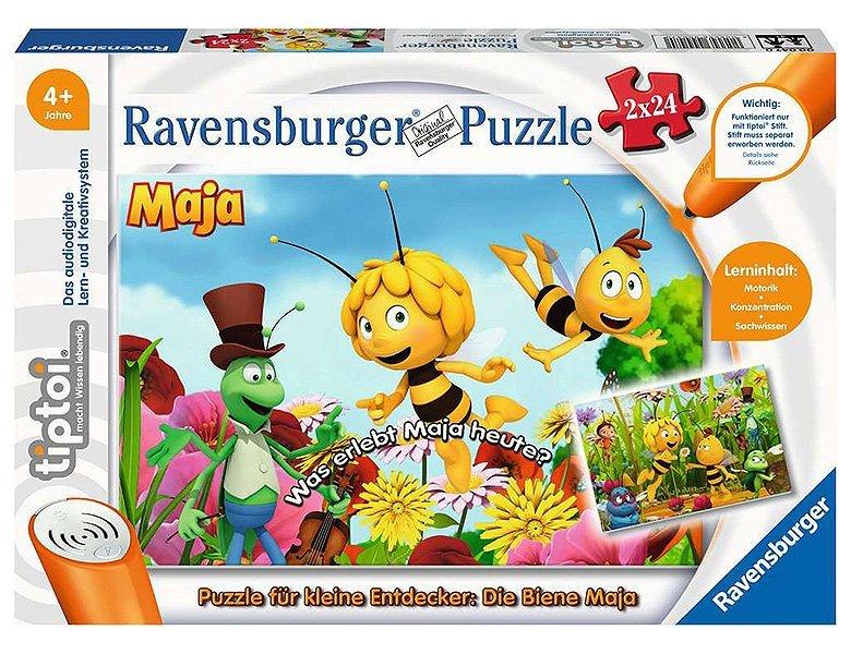 Ravensburger  tiptoi Puzzle für kleine Entdecker: Die Biene Maja (2x24) 