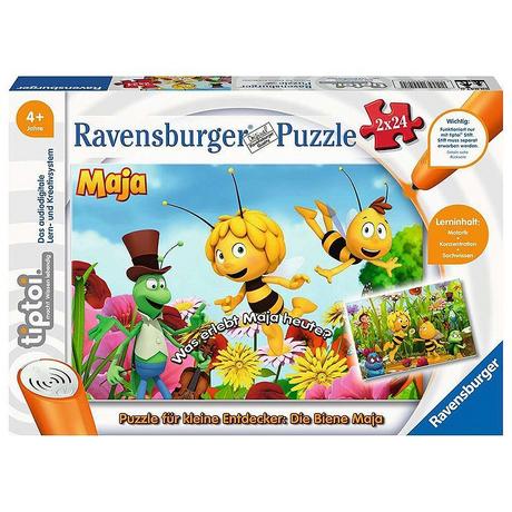 Ravensburger  tiptoi Puzzle für kleine Entdecker: Die Biene Maja (2x24) 