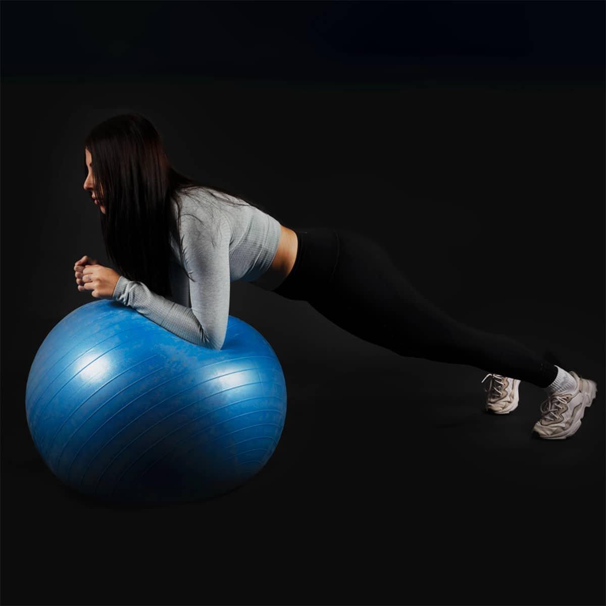 GladiatorFit  Ballon de gymnastique / yoga swissball + pompe de gonflage 