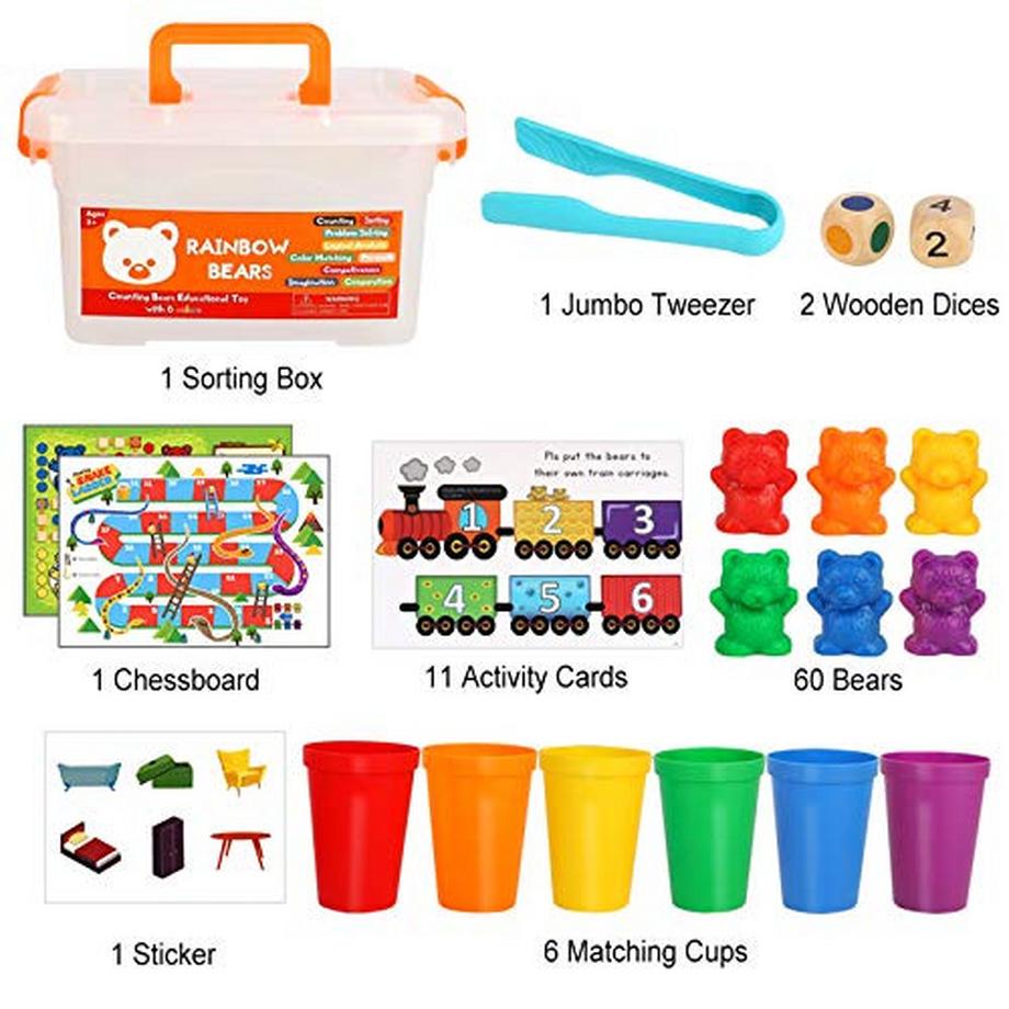 Activity-board  Apprendre les couleurs, jeu de tri pour enfants, jouet éducatif Jouet éducatif 