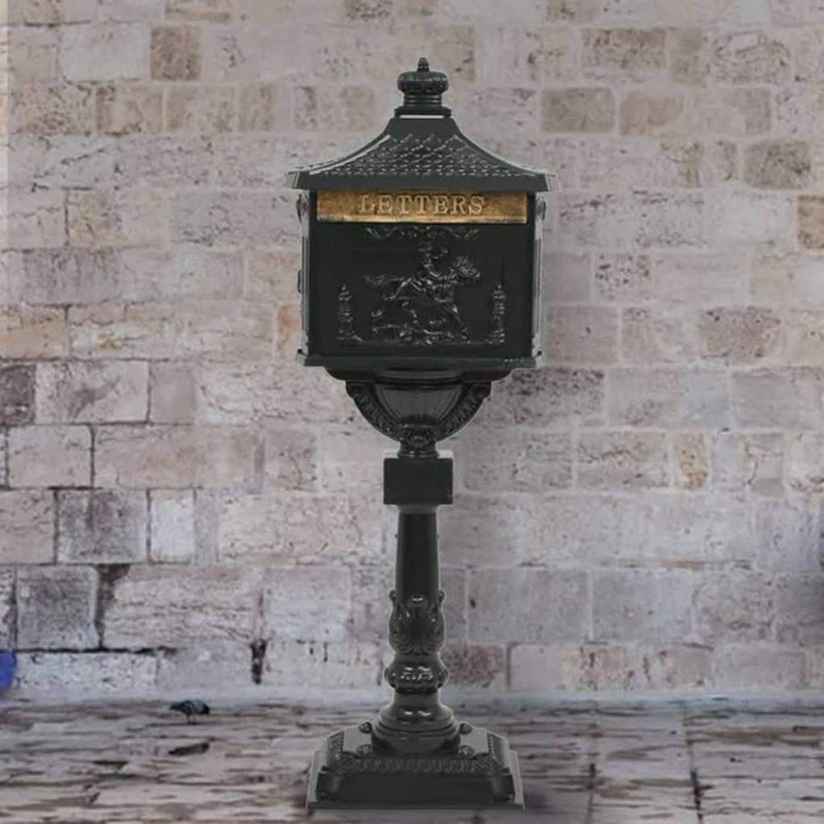 VidaXL  Boîte aux lettres sur pied aluminium 