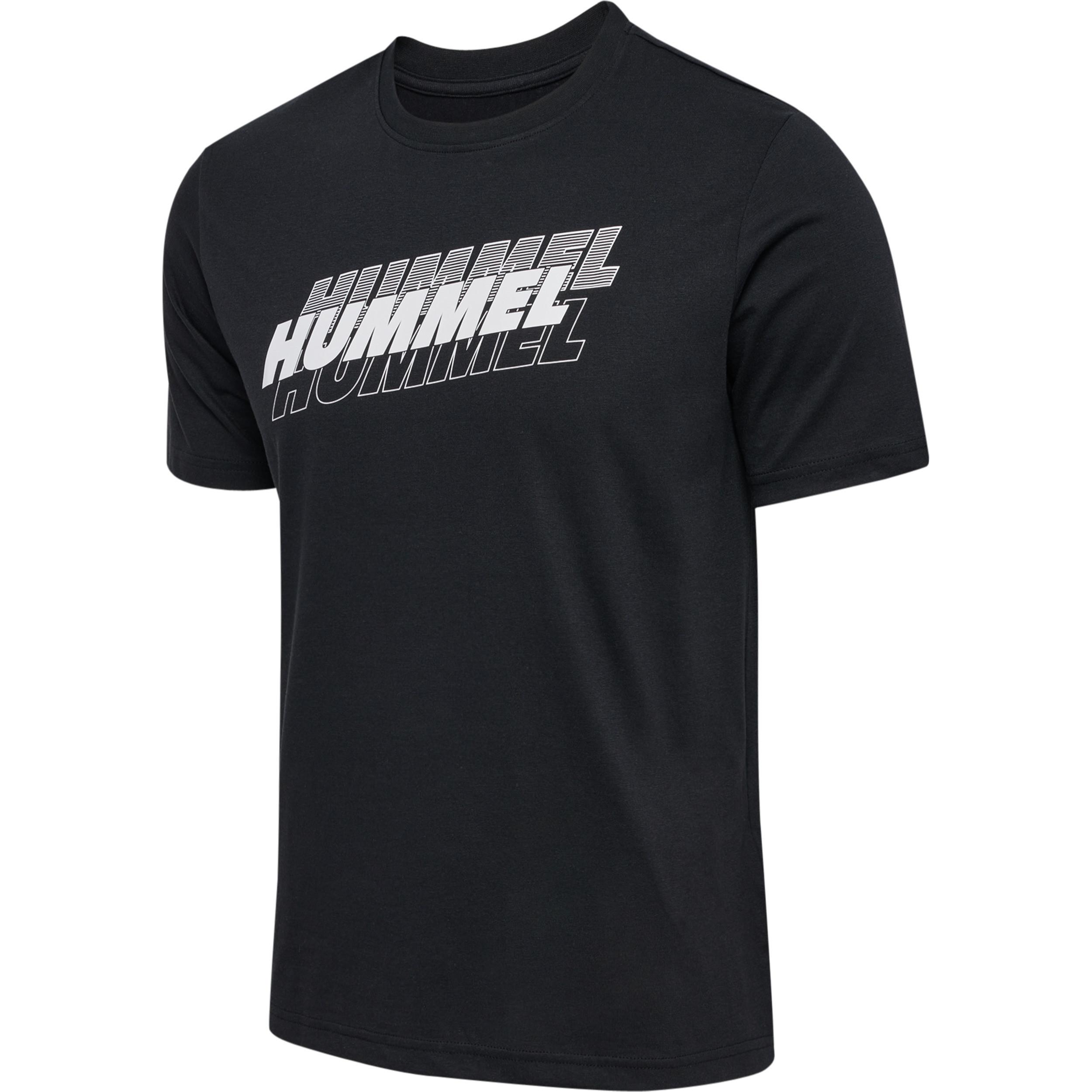 Hummel  t-hirt con triplo logo graphic 