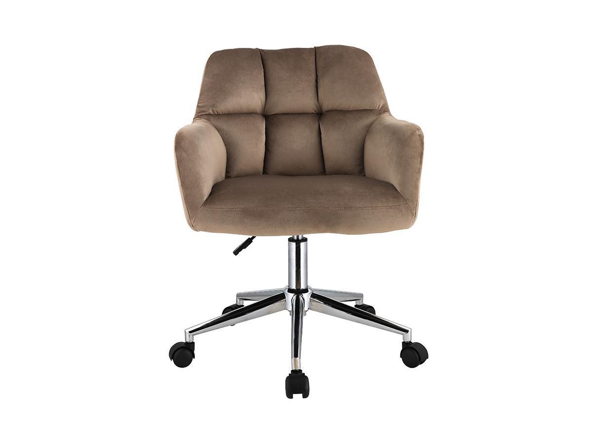 Vente-unique Chaise de bureau Velours Hauteur réglable PEGA  