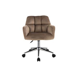 Vente-unique Chaise de bureau Velours Hauteur réglable PEGA  