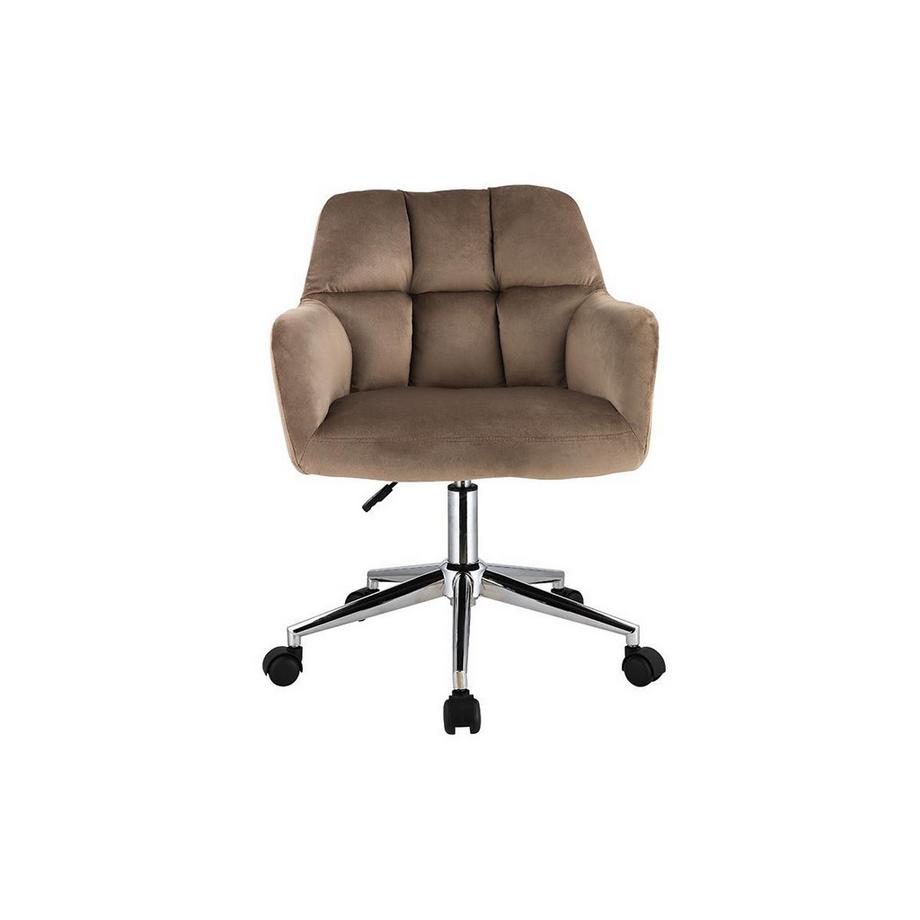 Vente-unique Chaise de bureau Velours Hauteur réglable PEGA  