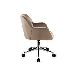 Vente-unique Chaise de bureau Velours Hauteur réglable PEGA  