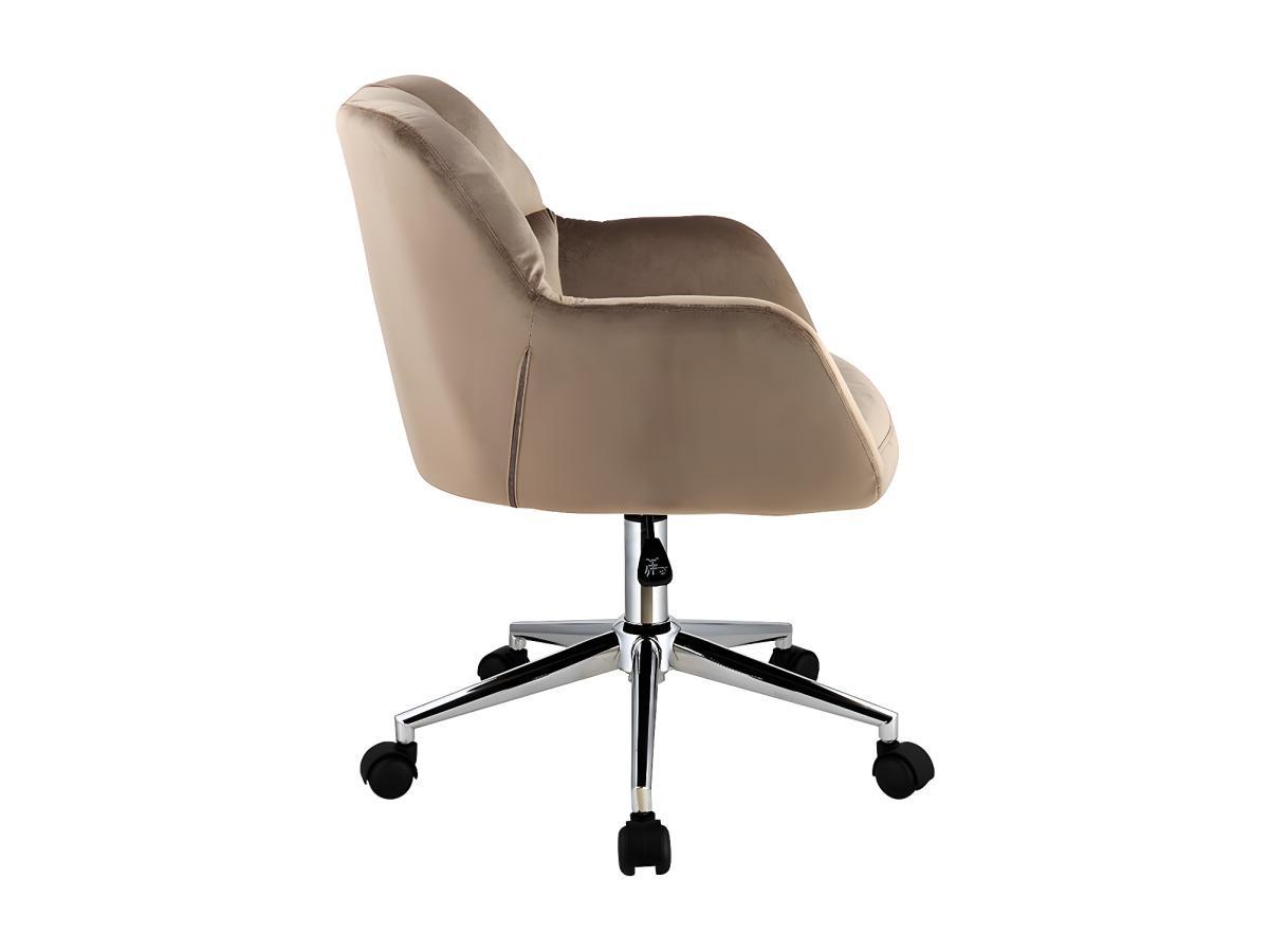 Vente-unique Chaise de bureau Velours Hauteur réglable PEGA  