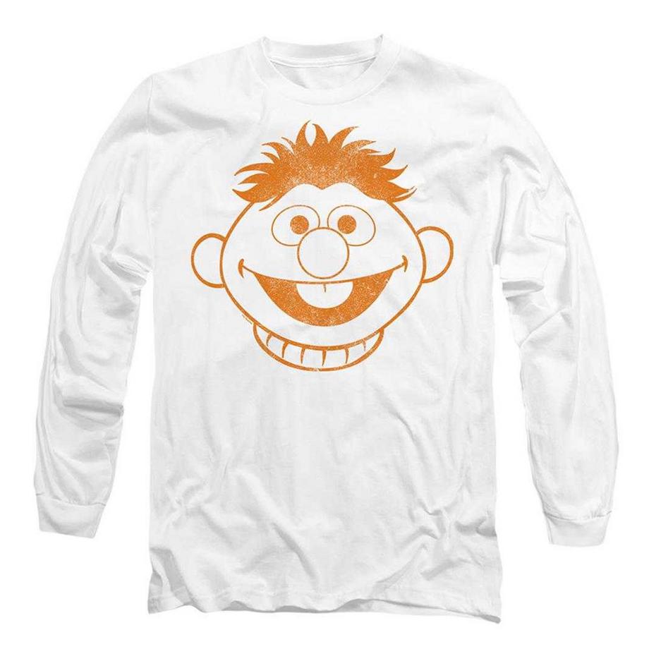 T-ShirtManches Longues Motif Ernie Motiftyle Monochrome