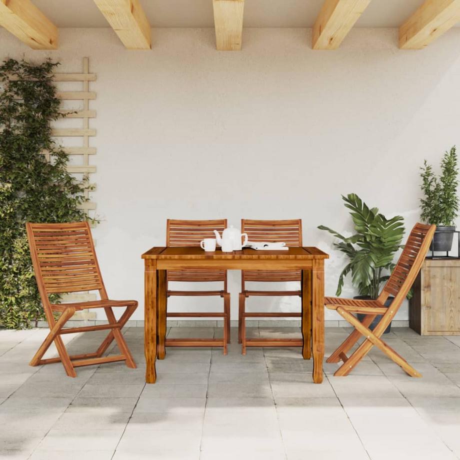 VidaXL Klappbarer gartenstuhl akazienholz  