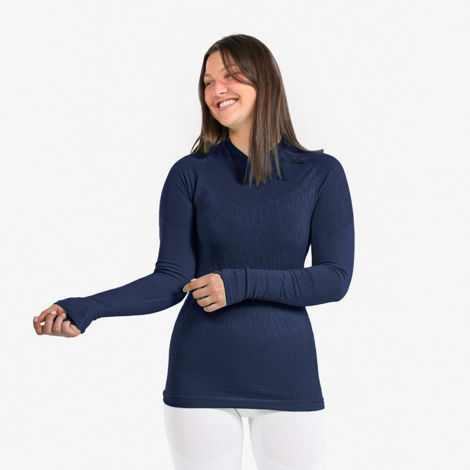 KIPSTA  Maglia intima funzionale maniche lunghe termica poliestere 