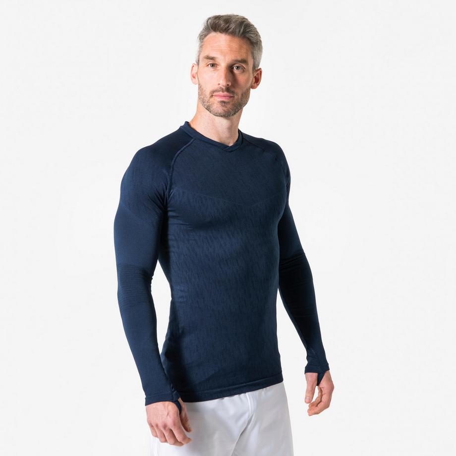 KIPSTA  Maglia intima funzionale maniche lunghe termica poliestere 