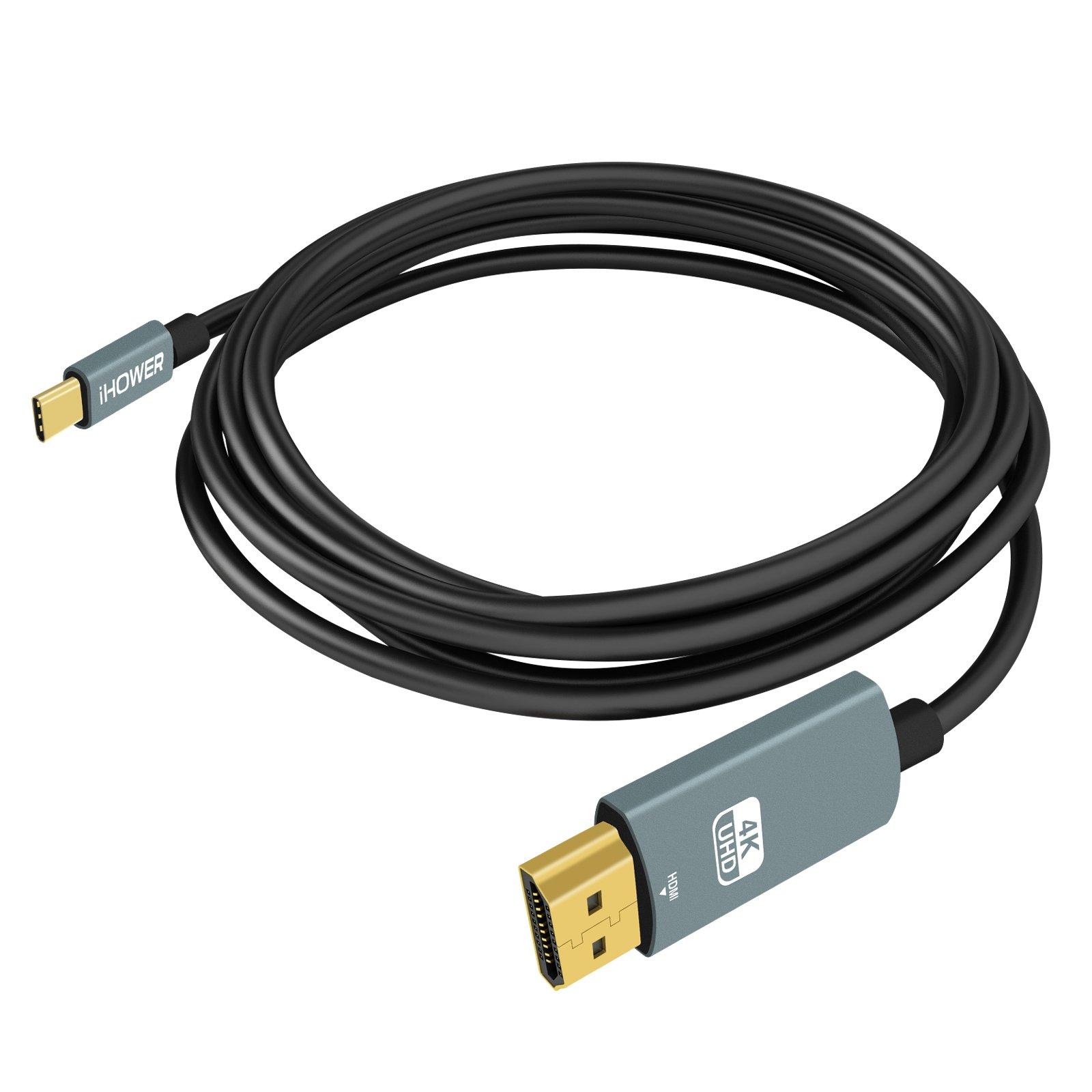 Avizar  Câble USB-C vers HDMI 2.0, 2m iHower 