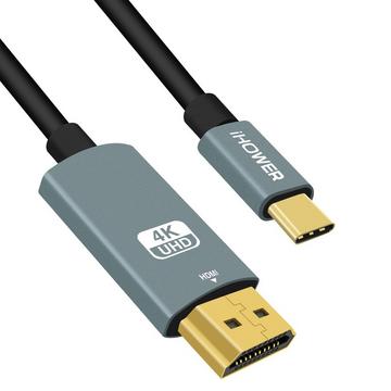 Câble USB-C vers HDMI 2.0, 2m iHower