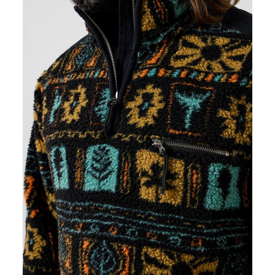 Joe Browns Veste en polaire Teddy avec demi-zip et col cheminée  