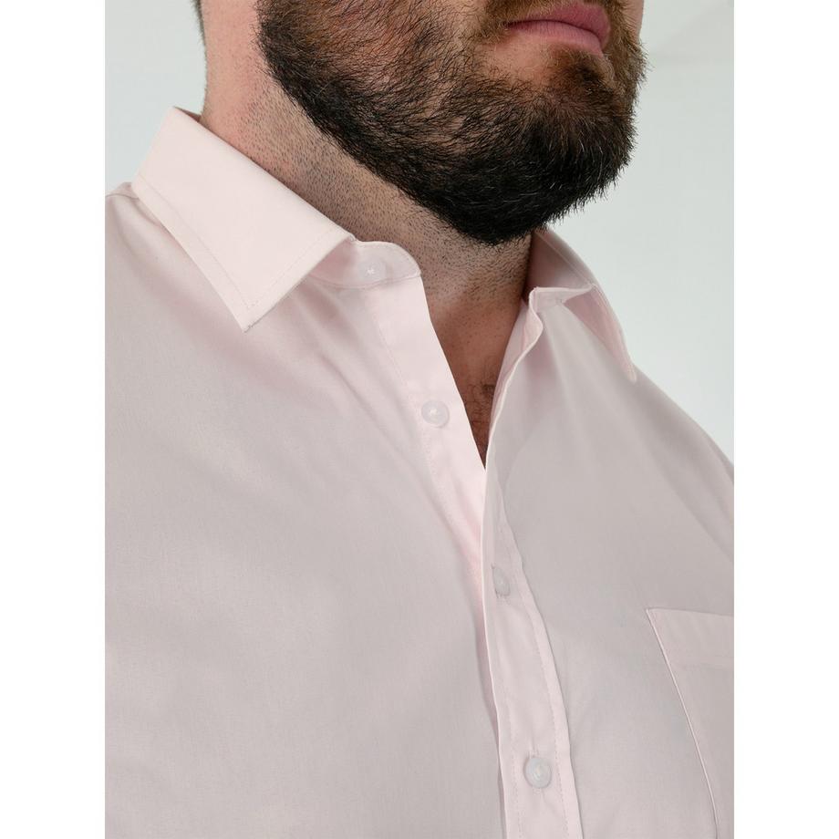 Duke  Chemise Extensible Manches Courtes Grande Taille Lucas 