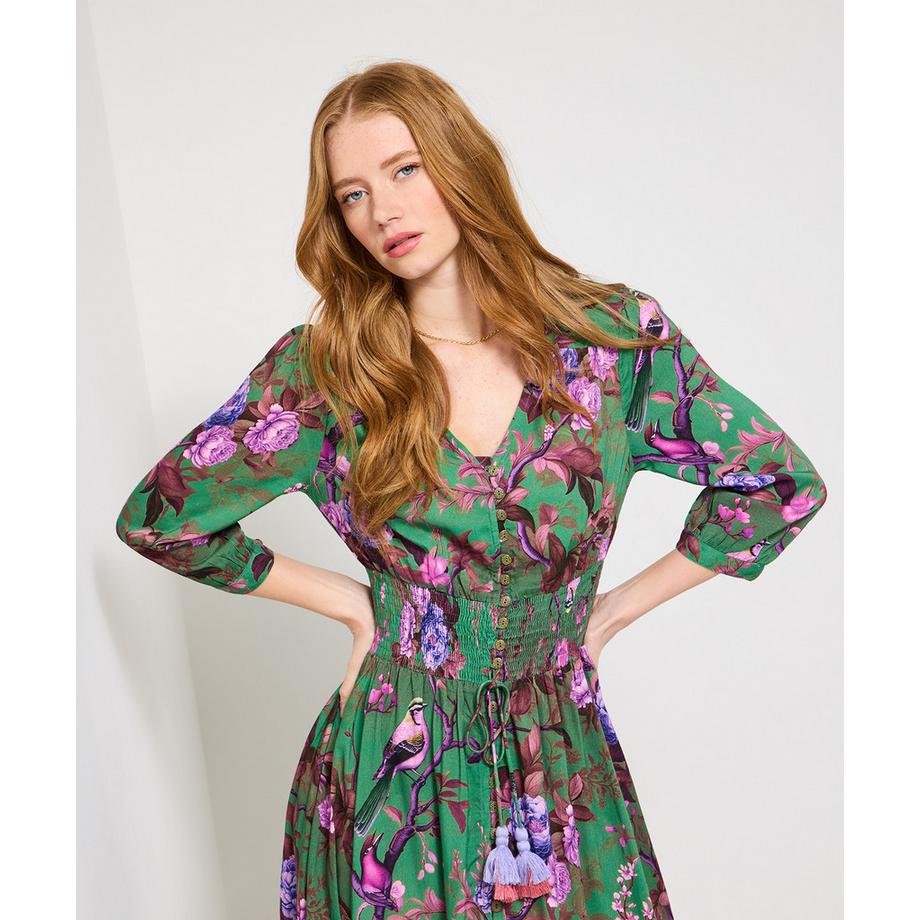 Joe Browns Boho Vogelmuster Maxikleid  