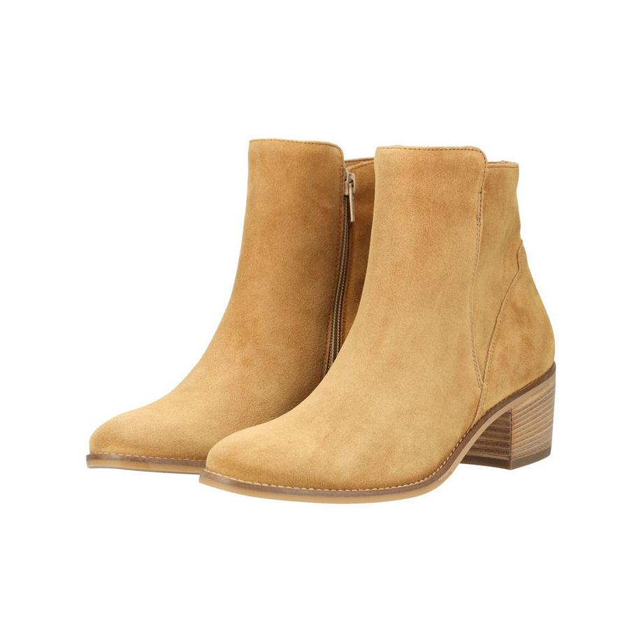 Paul Green Bottines en daim à talon bloc  