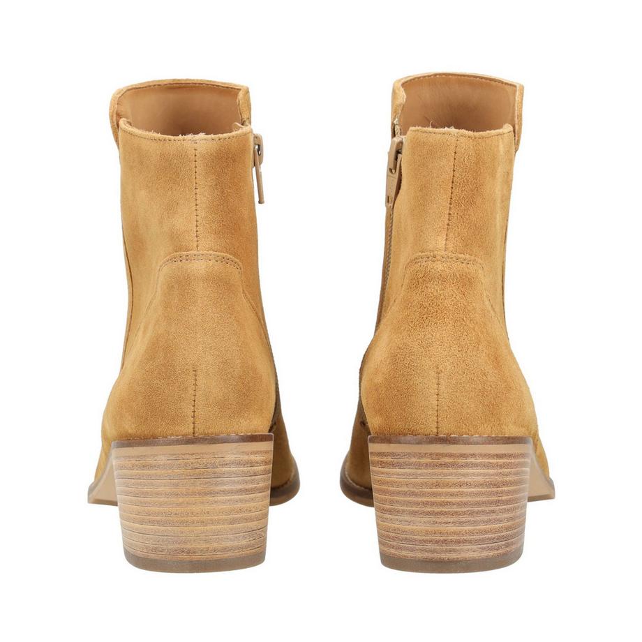 Paul Green Bottines en daim à talon bloc  