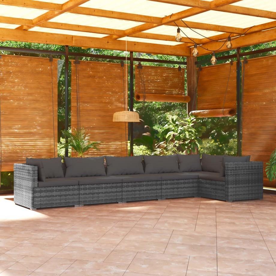 VidaXL Garten-lounge-set poly-rattan  