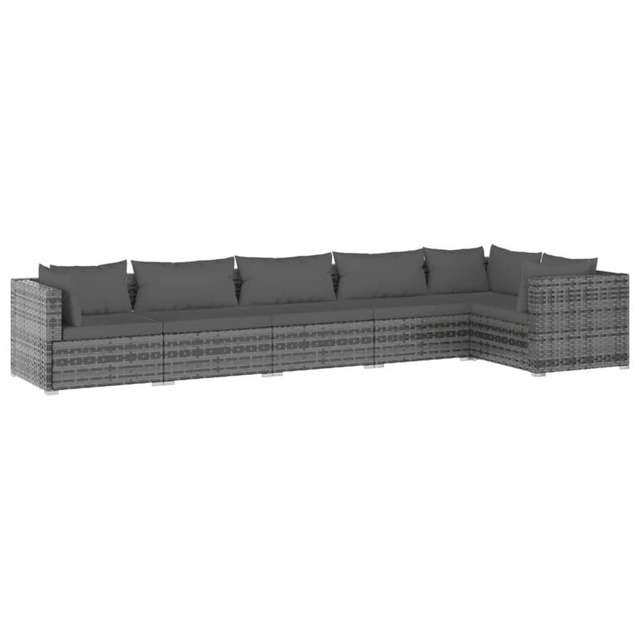 Garten-lounge-set poly-rattan