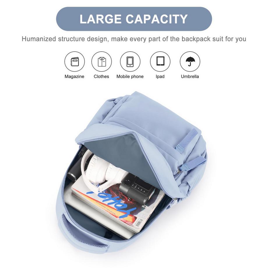 Only-bags.store Leichter Laptop Schulrucksack  