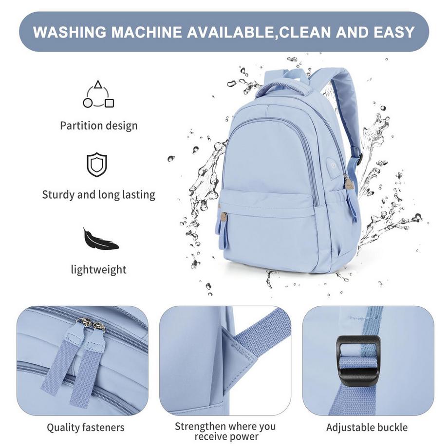 Only-bags.store Leichter Laptop Schulrucksack  