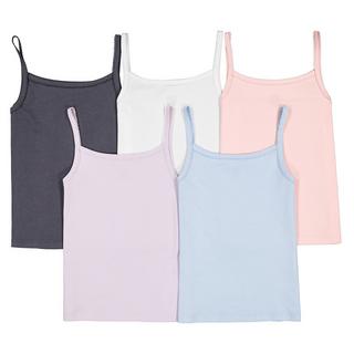 La Redoute Collections  Lot de 5 maillots de corps débardeurs 