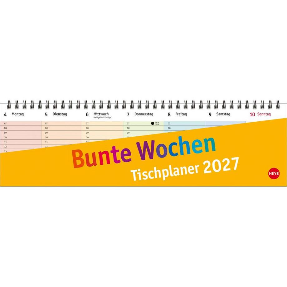 Tischplaner Bunte Wochen