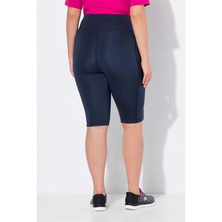 Ulla Popken Leggingshorts Elastikbund Mesh-Tasche  
