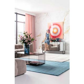 KARE Design Leinwandbild Tendency Circle pink 120x120  