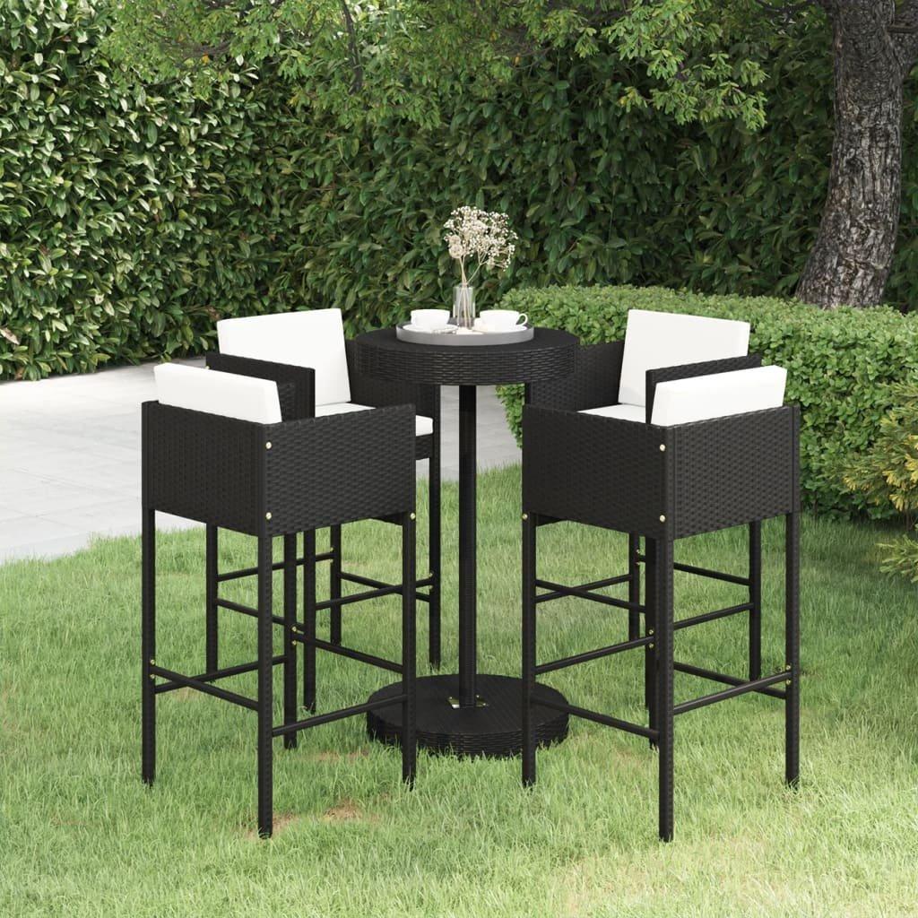 VidaXL Garten-bar-set poly-rattan  