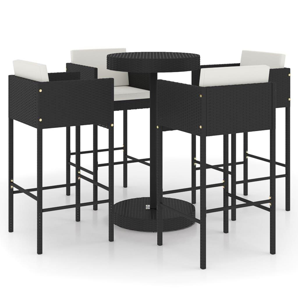 VidaXL Garten-bar-set poly-rattan  