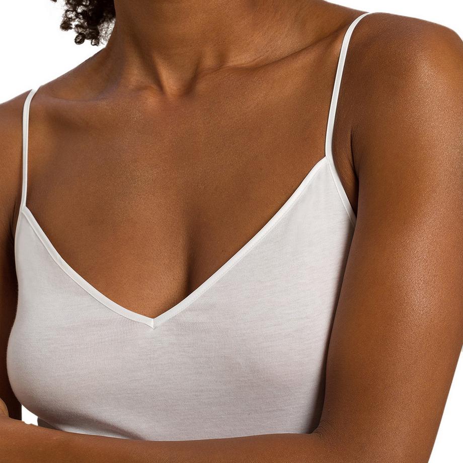 HANRO  2er Pack Cotton Seamless - Spaghetti Top 