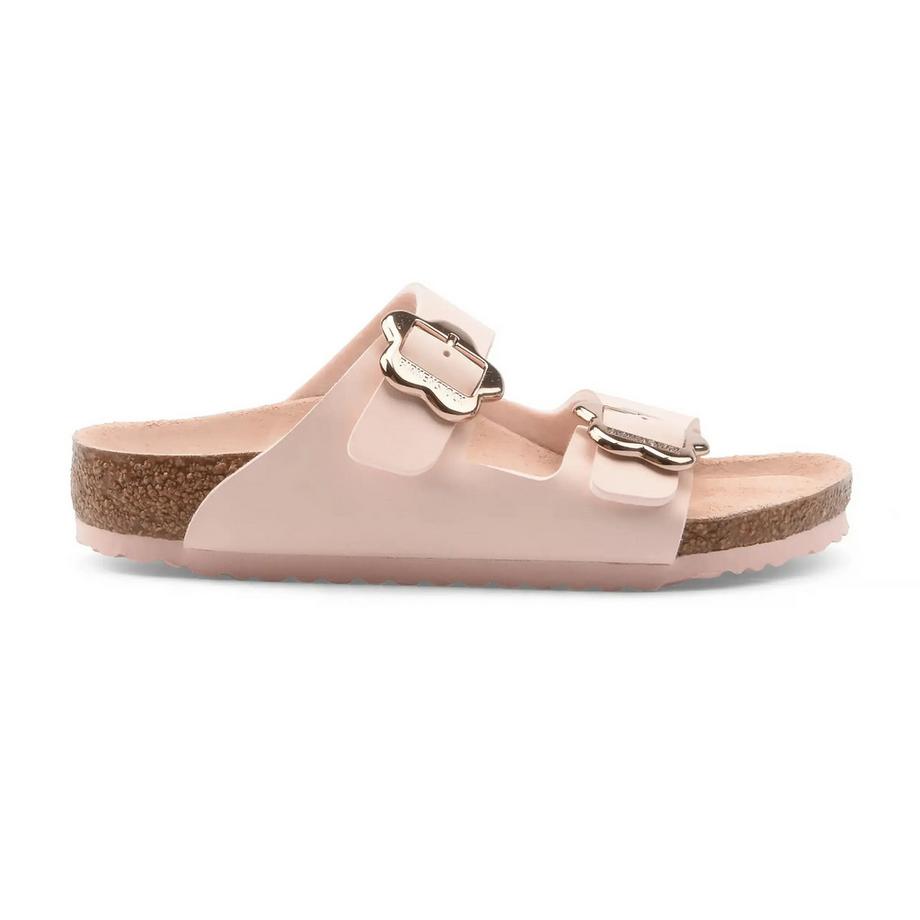 BIRKENSTOCK Sandales glissières Arizona Flower Boucle  