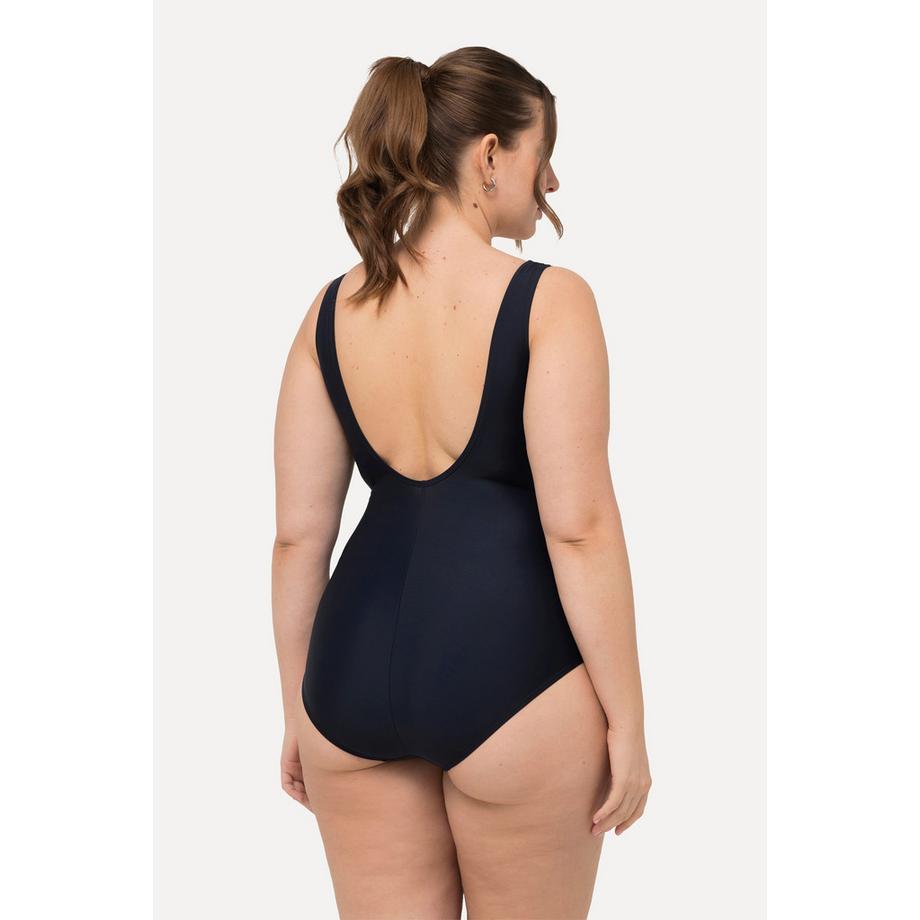 Ulla Popken Costume da bagno Sfumato Coppe Morbide Drappeggio Riciclato  