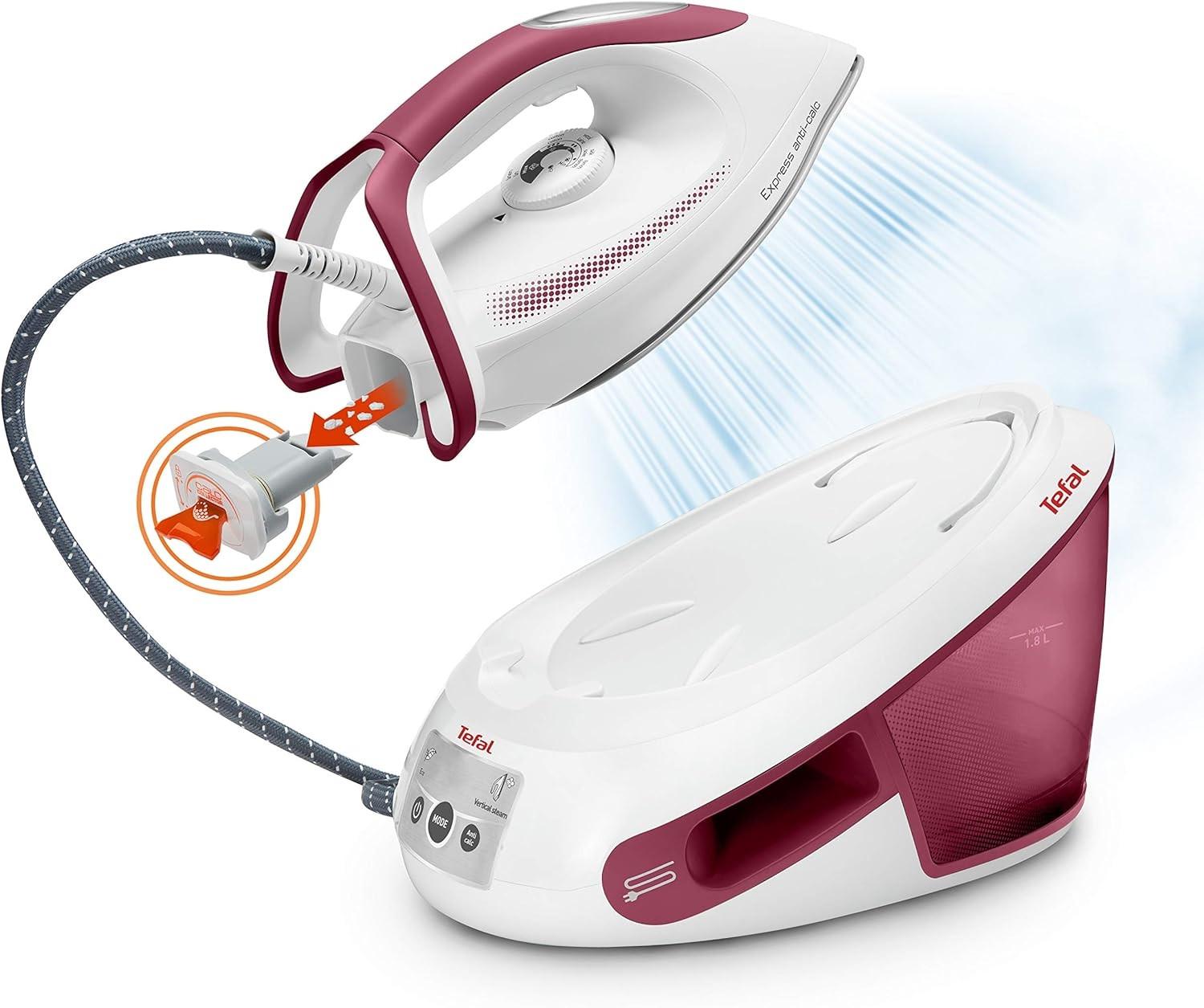 Tefal  SV8012 EXPRESS ANTI-CALC Leistungsstarkes Bügeleisen, 6,2 bar 