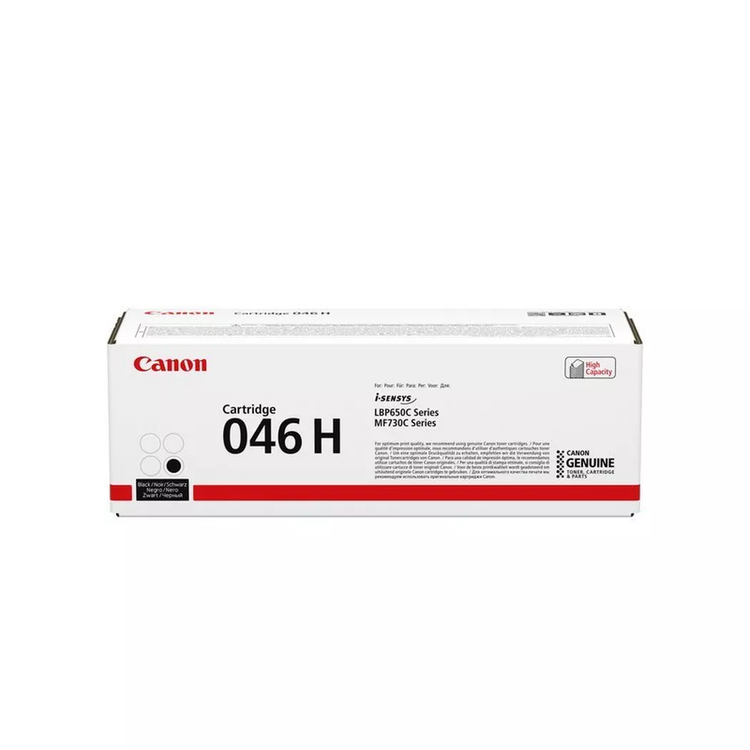 Canon – Toner-Modul 046 H schwarz 1254C002 LBP653Cdw/654Cx 6300 Seiten, One Size